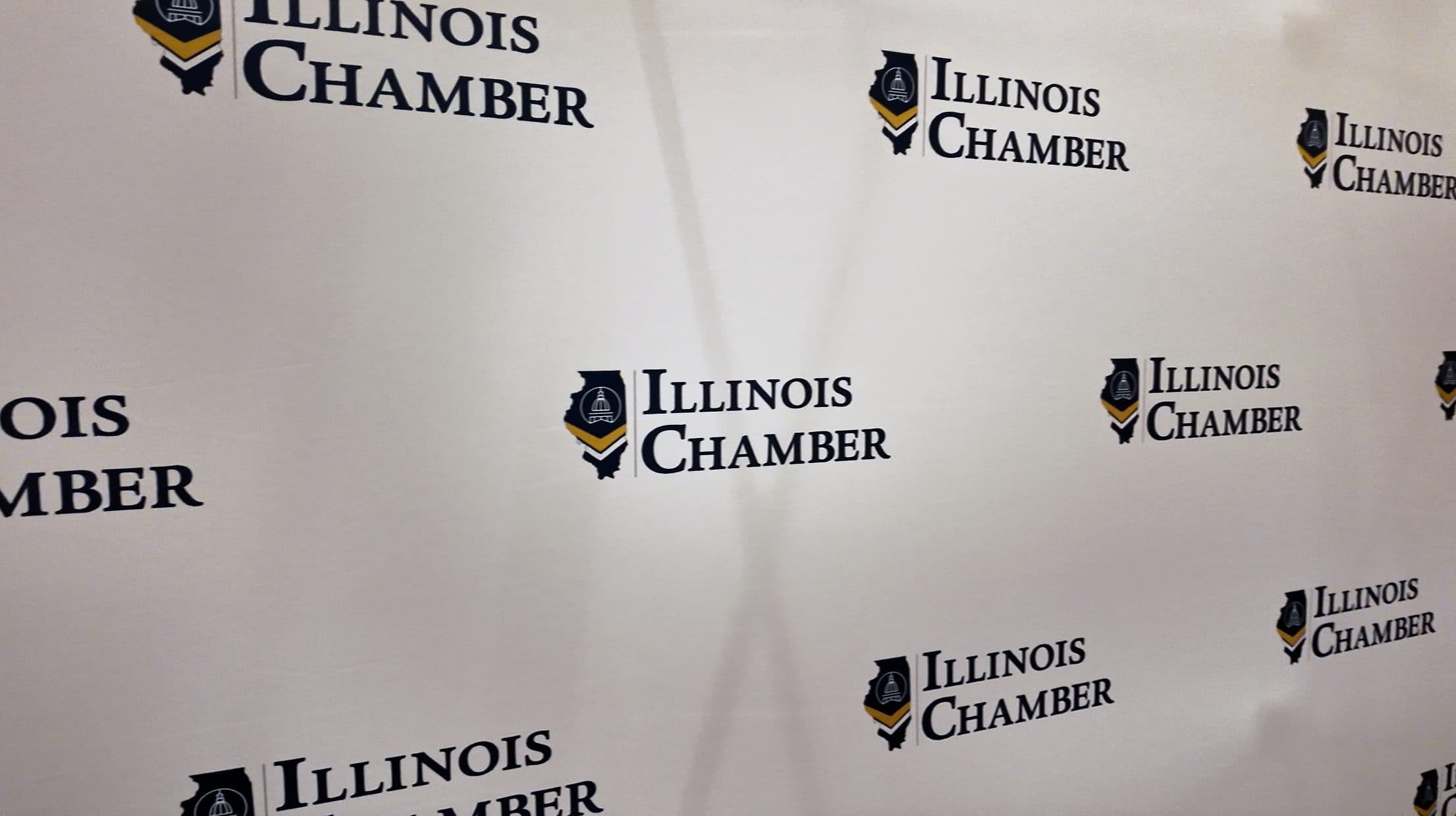 Illinois Chamber logo backdrop.